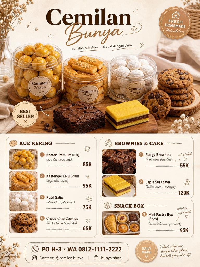 menu f&b